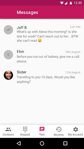 Wifi calling & international calls app · Recorder screenshot 4