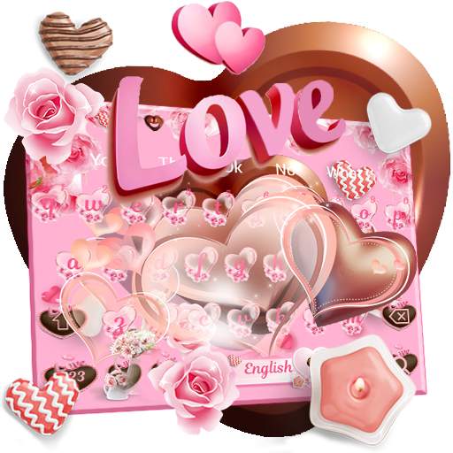Chocolate Love Keyboard Theme 10002001