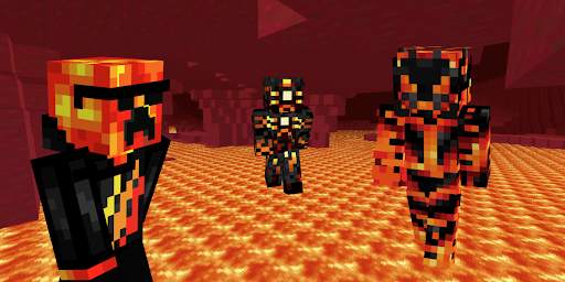 Lava Skins for Minecraft screenshot 3