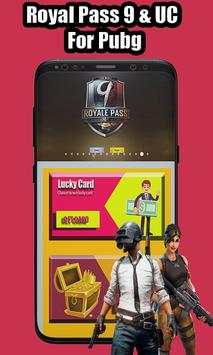 Win Royal Pass 9 & UC For Pubg screenshot 3