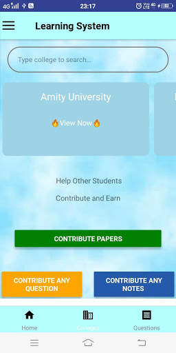 Learning system (College Question Papers) скриншот 2