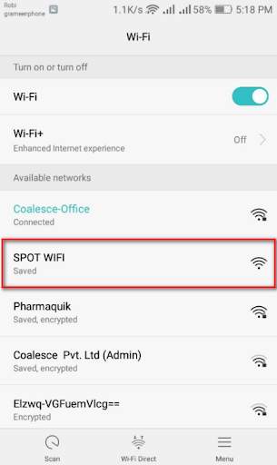 SpotWiFi: Free WiFi on Vehicles & Public Spots screenshot 1