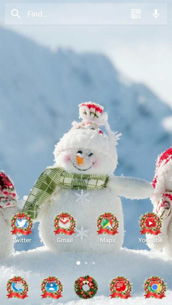 Christmas Solo Launcher Theme screenshot 6