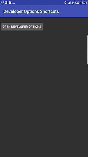 Developer Options Shortcut screenshot 1