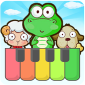 Funny Animal Piano أيقونة