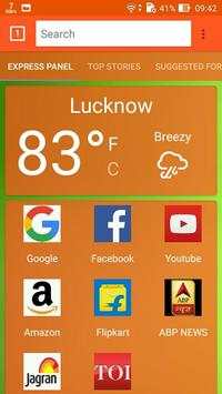 Indian 4G Browser screenshot 1