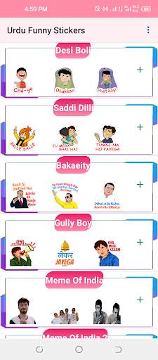 UrduHindi Sticker for WhatsApp screenshot 4