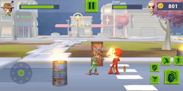 Toon Kung Fu Battlefield Fighting Games 2020 screenshot 1