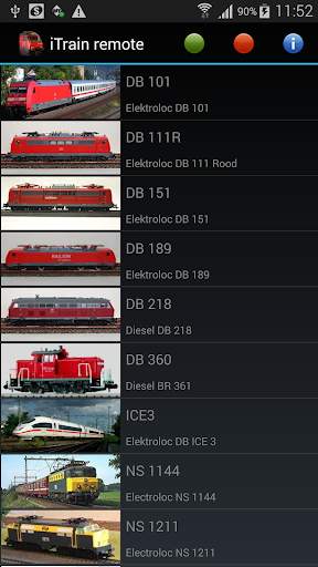 iTrain 5.0 remote screenshot 1