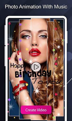 Birthday Video Maker with Song : Photo Slideshow screenshot 2
