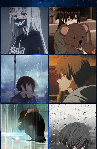 sad anime aesthetic wallpaper screenshot 5