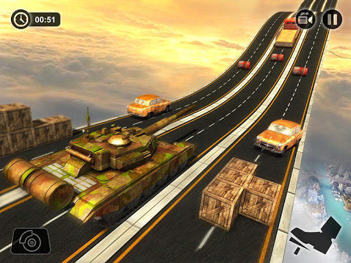 Impossible Army Tank Driving Simulator Tracks screenshot 7