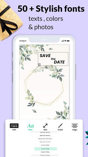 Invitation Card Maker Free by Greeting Cards Maker screenshot 6