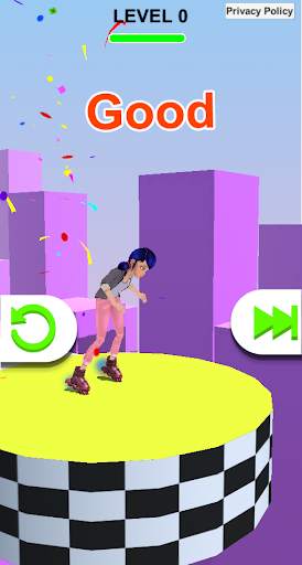 Lady Sky Run Surfer - 3D Running Game screenshot 3