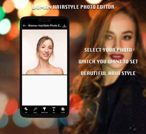Woman HairStyle Photo Editor 2 تصوير الشاشة