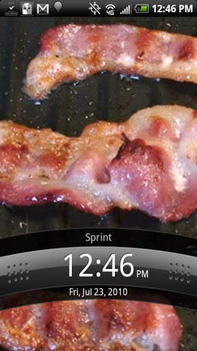 Bacon Live Wallpaper screenshot 2
