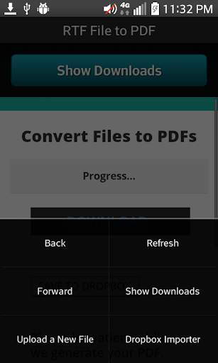 RTF File to PDF 7 تصوير الشاشة