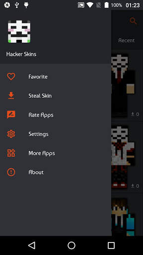 Hacker Skins for Minecraft PE screenshot 4