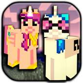 Unicorn Mod Craft Skins Unicorn World logo