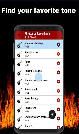 Ringtones rock music screenshot 1