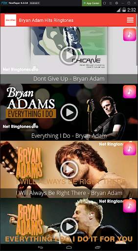 Bryan Adam Hits Ringtones screenshot 3