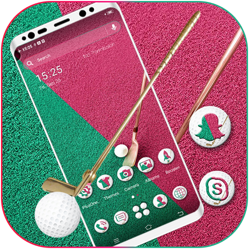 Golf Ball Stick Theme icon