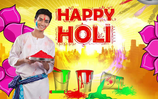 Holi Photo Editor - Photo Frames 1 تصوير الشاشة
