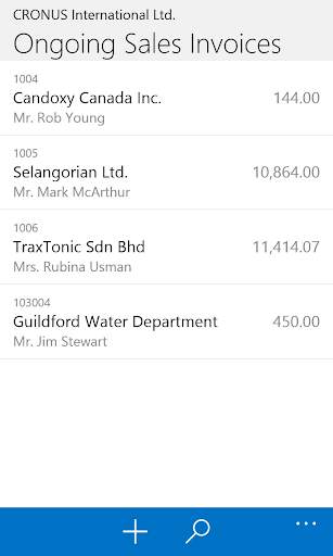 Dynamics NAV screenshot 2