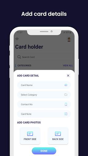 Visiting Card Holder screenshot 3