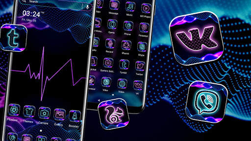 Heartbeat Pulse Launcher Theme screenshot 1