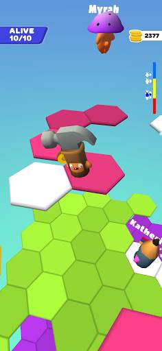 Hexagon Fall 3D screenshot 1