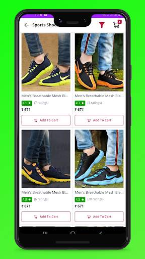 shoes shopping app screenshot 2