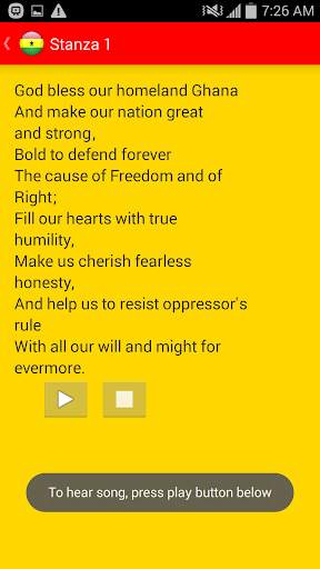 The Ghana National Anthem скриншот 5