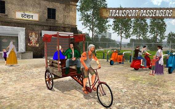 Off Road Cycle Rickshaw Driving Simulator screenshot 5