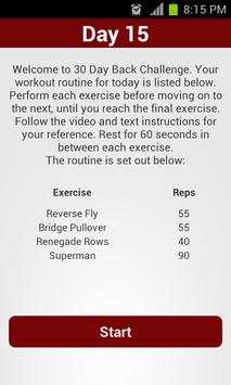 30 Day Back Challenge FREE screenshot 3