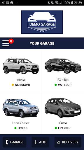 My Garage VMS screenshot 2