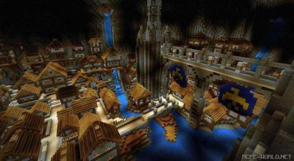 Underground City Minecraft Map screenshot 1