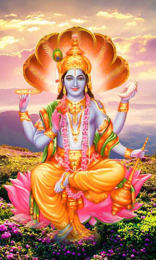 God Vishnu Live Wallpaper screenshot 1