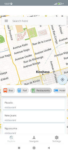 Kinshasa Congo Offline Map screenshot 1
