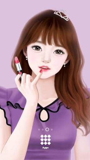 Cute Laurra Girl Princess Wallpaper screenshot 5