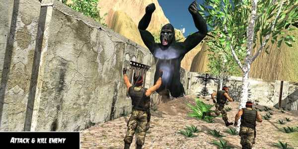 Wild Gorilla Jail Escape – Angry Ape Survival screenshot 3