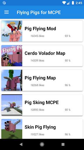 Pig Flying Mod for Minecraft PE screenshot 2