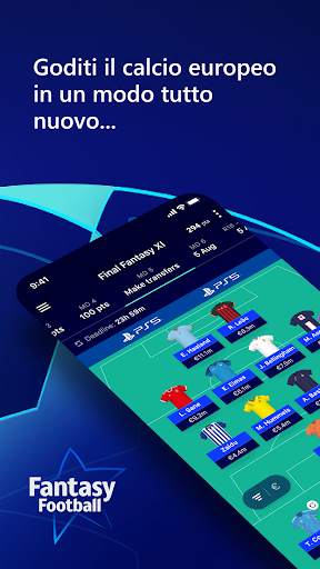 UEFA Gaming: Fantasy Football screenshot 1