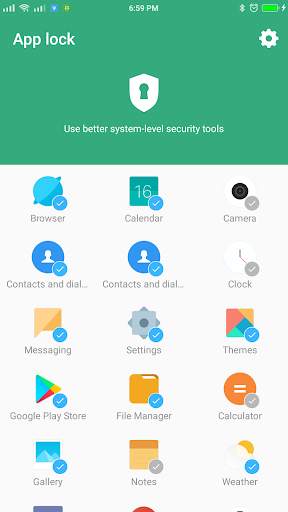 App lock - System level security tools 6 تصوير الشاشة