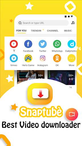 snaptubè screenshot 1