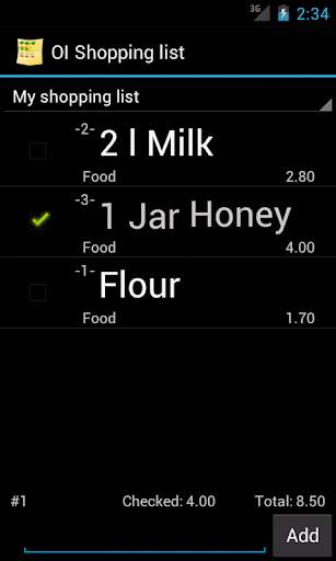 OI Shopping list screenshot 6