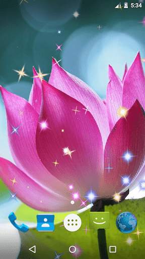 Lotus Live Wallpaper screenshot 3