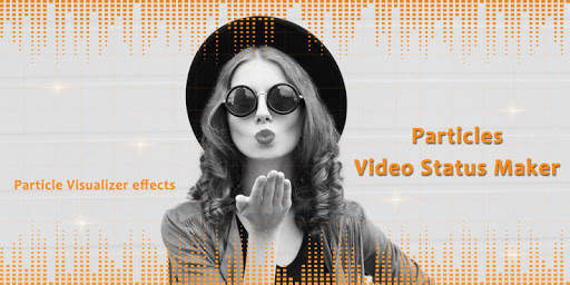 Particles Video Status Maker - Musical Wave Beats screenshot 3