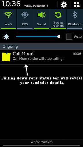 Status Bar Sticky Note screenshot 3