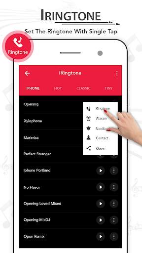 iRingtones screenshot 2